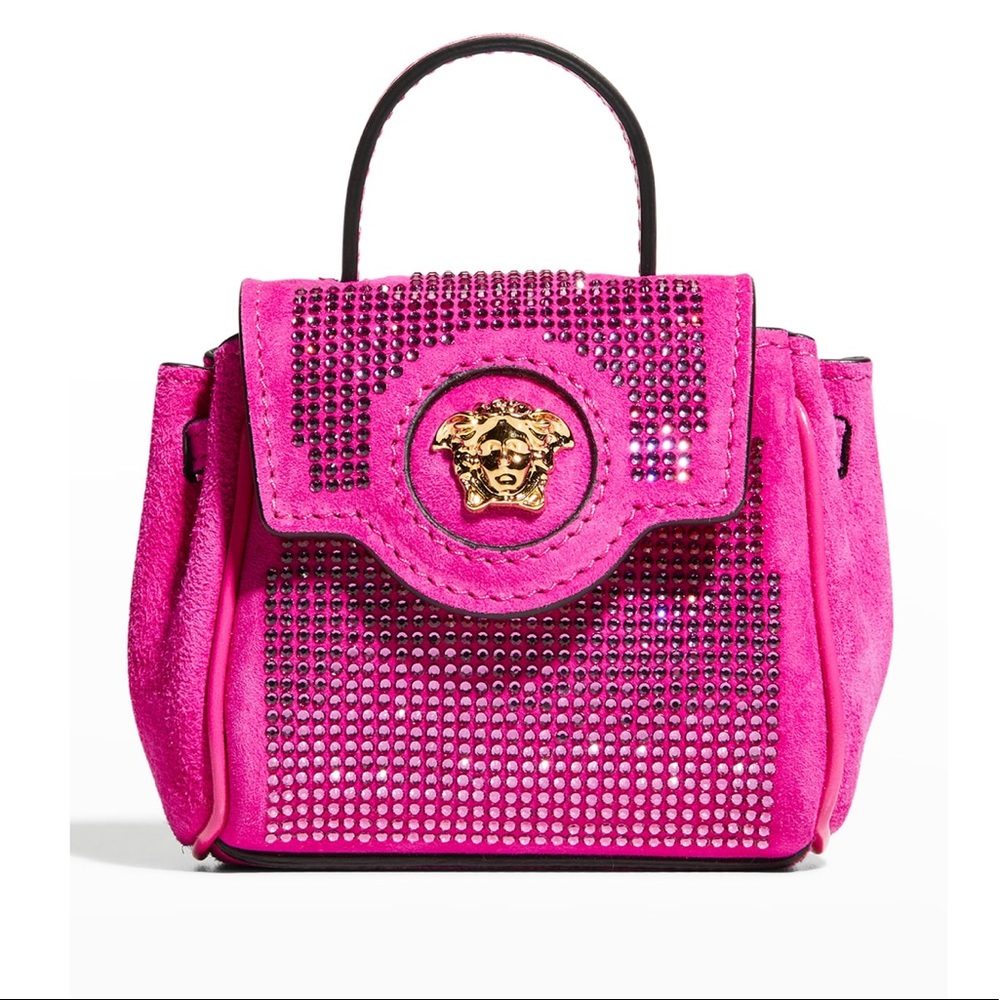 100% Authentic- La Medusa Studded Mirco Bag-Authentication Card included